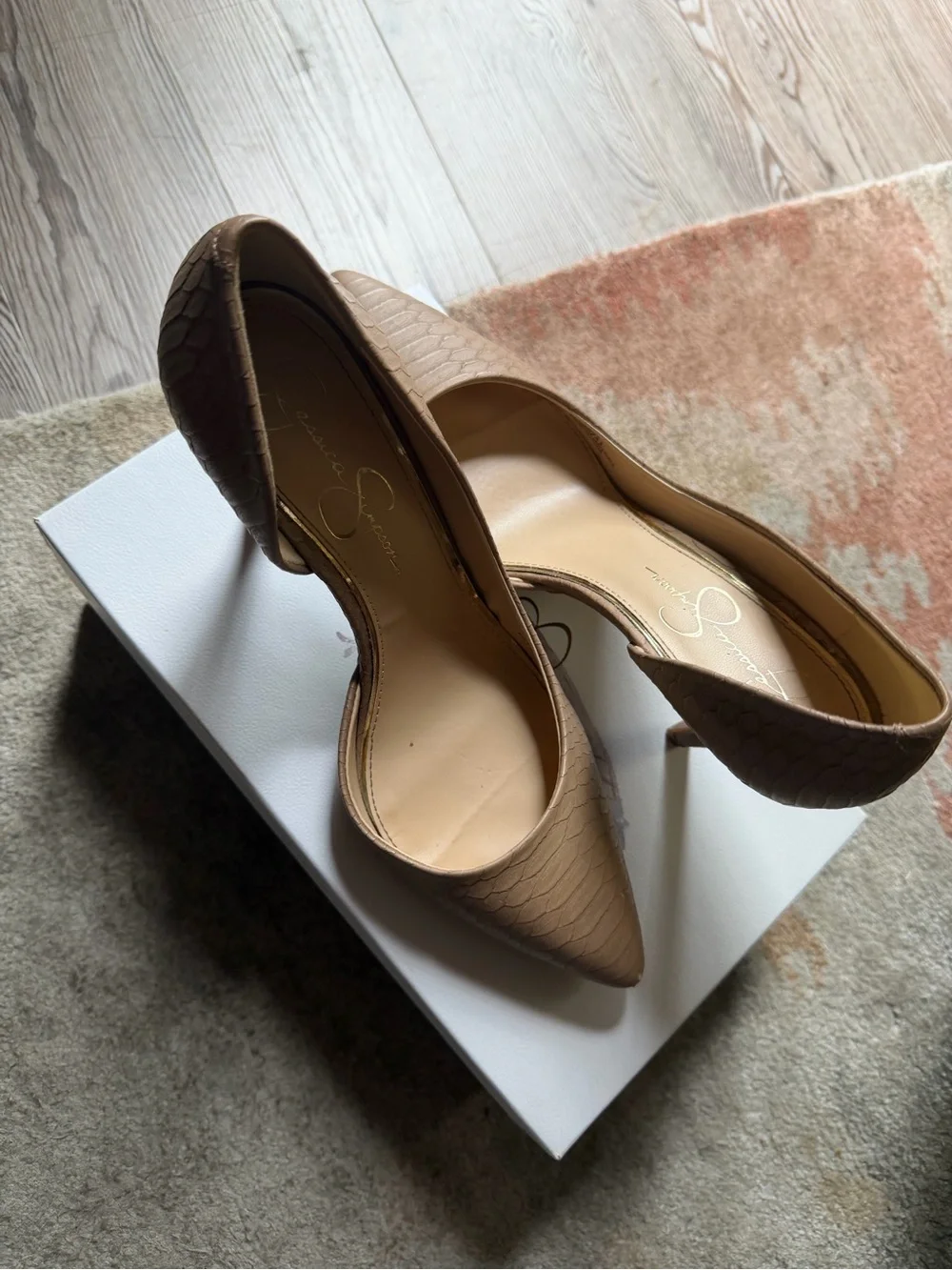 Jessica Simpson Nude JP-LIVVY heels